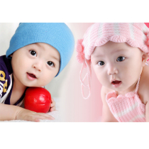 Wedding room baby poster cute baby picture wall sticker prenatal education poster beautiful girl picture BB figure cute