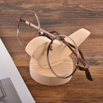 Original design solid wood glasses display stand bird decoration sunsun glasses sunglasses shelf photo shooting props
