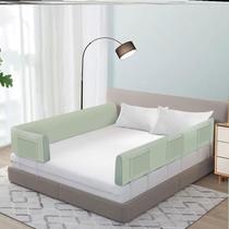 Built-in dormitory bed fence three-sided combination bed surround baby soft bag bedside childrens room fabric gap baffle anti-collision