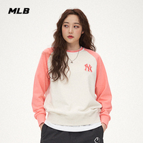 MLB official mens and womens pullovers loose sports round neck warm tide 21 autumn and winter New MTB05