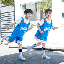 Kindergarten Garden Clothing Summer Clothing Children Class Clothes Pure Cotton Short Sleeves Graduation Photos Suit Elementary School Kids Summer School Uniforms Basketball Clothes