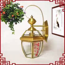 Worship all copper heaven and earth parents wall lamp Xuantian Emperor lamp LED light supply lamp wall lamp