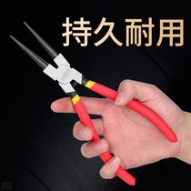 Large Circlip pliers multifunctional internal and external retaining ring installation and removal tool card yellow tongs spring pliers expansion tongs