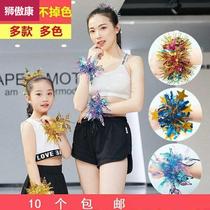 June 1 Kindergarten dance dance wrist flower childrens watch performance leather band hand flower sports meeting props Bell bracelet flower