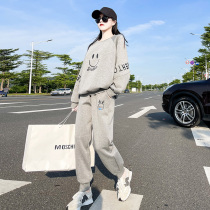 Sandro Moscoloni loose sports suit women early spring new fashion minus age foreign air and clothing two sets