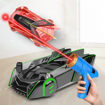 Infrared light climbing car Childrens remote control car wall suction car four-wheel drive rechargeable racing car little boy toy car