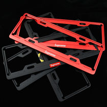 Car license plate frame license plate side frame set new energy green license plate frame new traffic regulation 2021 universal personality modification
