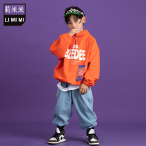 Children's hip-hop set boys hip-hop two-wear coat drum jazz suit children's fashion cool hiphop costumes