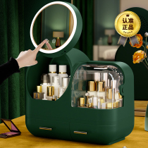 New cosmetics jewelry storage box integrated hand decoration high-end luxury multi-layer desktop large capacity shelf