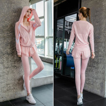 Yoga suit womens sports autumn thin net red professional running long sleeve fashion gym high-end quick-drying clothes