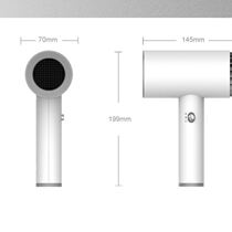  Wireless rechargeable hair dryer Silent bedroom art art examination hair dryer Lithium battery electric USB home