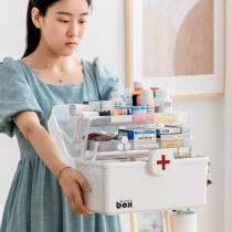 Household medicine box Family Medicine Box large capacity multi-layer emergency medical care medical storage medicine medicine medicine box