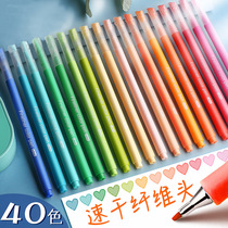 Morandi color gel pen set students use special color pen for taking notes