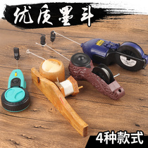 Ink bucket bamboo wood tree ink bucket woodworking scribe manual automatic scribing tool plastic ink bucket woodworking tool