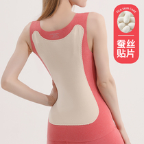 Duvet Seamless Warm Underwear Vest Lady Plus Suede Thickened Autumn Winter Bifacial Suede Base Silk Patch Blouse
