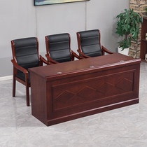 Rostrum Front desk table Training conference room table and chair combination lectern Speaking table long strip factory direct sales