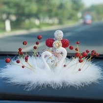 Car ornaments high-end creative interior accessories ornaments lovers Swan little goddess car decorations Daquan Net Red