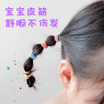Infants and young children do not hurt hair Small hair circle Baby non-disposable rubber band tie hair head rope Baby hair ornaments headdress
