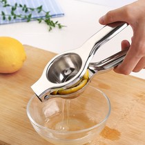 Mini manual lemon juicer stainless steel household small juicer lemon clip juicer squeezer lemon juice squeezer