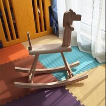 Children's toys real small Trojan horse 2 baby 3 puzzle 4 rocking carriage chair kindergarten birthday gift