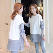 Pregnant Woman Spring Dress Suit Fashion Blouse Women Spring Autumn Cash 2022 new spring Spring Festival Clothes Early Spring Long Sleeve T-shirt