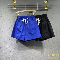  European goods fashion casual all-match denim shorts 21 summer new ins loose thin wide leg a-line hot pants women