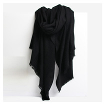 2021 worsted woven shawl womens jacquard solid color scarf shawl