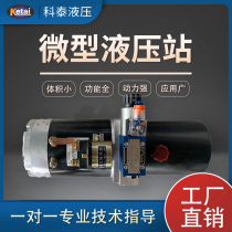 Miniature hydraulic pump station assembly 12 24380 V Denton axle lift small power unit retrofit hydraulic system