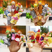 Finger Puppet Cubism Childrens Story Performance Early Teaching Kindergarten Language District Material Puzzle Tabletop Toy