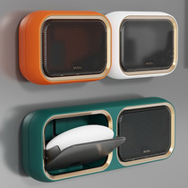 Soap Box Perforated Light Lavish Home Soap Dish Wall-mounted Perfumed Soap Shelve Bathroom Double G Flip Soap Box