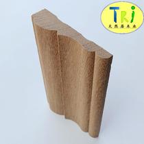 Laos teak door cover window frame solid wood line mirror picture frame Chinese European background wall decoration ceiling pressure