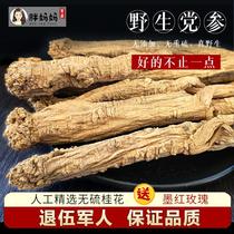 Wing Codonopsis Chinese herbal medicine wild special grade 500g whole sulfur-free Gansu Codonopsis dry slices Astragalus Angelica