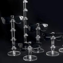 High-end detachable multi-layer display rack sun glasses display rack transparent acrylic glasses