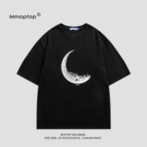 Mmoptop2022 Summer Tide Truffle Pure Cotton Undershirt Mens Clothing Short Sleeve T-shirt Men Compassionate Couple Clothes