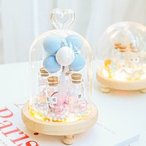 Newborn baby fetal hair souvenir diy homemade baby baby hair deciduous teeth umbilical cord preservation box collection bottle ornaments gift