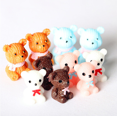 taobao agent BJD doll shooting props, fleshy decoration teddy bear cute bear group micro -landscape DIY jewelry