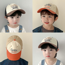Childrens ducktongue hat boy Han edition shade cap male and female baby spring and autumn baseball hat tide child sun protection cap