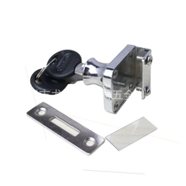 407409 glass cabinet door lock Single and double glass display cabinet lock window lock