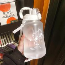 Water Cup female super large capacity 2000 ml drinking water target scale Cup summer Net red water bottle portable kettle Cup