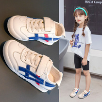 Ghost Tsuka Tiger white shoes women shoes sports shoes 2021 Spring and Autumn new boy shoes Childrens leather Agan shoes