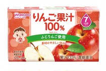 22 March Japanese and Guang Hall pure apple juice drink Baby Baby Baby Baby drink no add July 4084