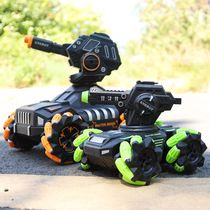 Electric remote control toy water bomb armored vehicle can launch battle drift water bomb tank gesture sensing children