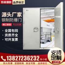 Steel explosion door explosion protection window steel Explosion door fire and explosion resistant doors and windows Factory Tunnel Manufacturer Direct customization