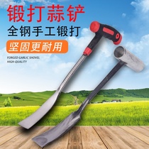 Forging thickening digging wild vegetables special shovel digging vegetables Outdoor small shovel weeding digging soil tool Garlic digging garlic shovel