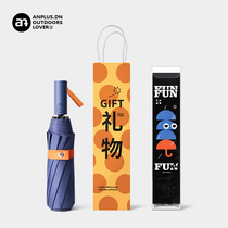 Anga full-automatic umbrella men's umbrella women's rain and rain dual-purpose boys simple large reinforced thick strong wind resistance