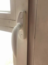 Old-fashioned transmission handle door window handle aluminum alloy window lock glass window handle casement window accessories push and pull