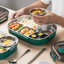 Germany 304 stainless steel insulated lunch box one person portable student lunch box long thermal insulation large capacity office workers