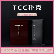 TCC poker T word T Black T Red T flower cut magic practice card magic card collection playing card