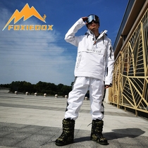 FOXIEDOX Ski Suit Men and Womens Suit Couple Hoodie Double Board Ski Clothes Full Winter