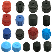 Automobile air conditioner valve cap high pressure H low pressure L dustproof plastic cover fuel injector sleeve with liquid and fluorine leak-proof accessories
